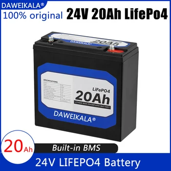 2023 Нов 24V 20Ah LiFePO4 Батерия Литиево-Железофосфатный 24V LiFePO4 Акумулаторна Батерия за Детски Скутери Извънбордови Мотор Без данък