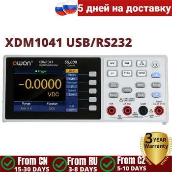 Owon XDM1041 USB/RS232 Цифров Мултицет 55000 Точки Висока Точност на Универсални Настолни Мултиметри С 3,5-инчов LCD екран
