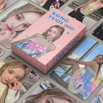 Соло фотокарточки Kpop Gidle Song Yuqi с Новия си Албум I Feel Lomo Cards (G)I-DLE Фотокарточки, Картички Феновете В подарък