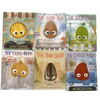6 Книги на Английски Оригинал TheBadSeed Лошо Семе GoodEgg Добро Яйце CoolBean Детска Забавна Книжка С картинки Libro Livre