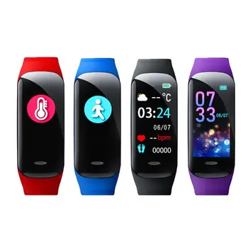 Смарт гривна C1plus Многофункционални спортни часовници Многофункционален спортен гривна за /IOS Мъже и жени Smartwatch