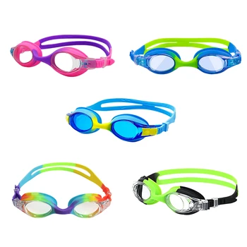 Очила за плуване, очила за плуване със защита от замъгляване, Очила за басейн, херметически затворени Удобни аксесоари за басейн за деца, момчета и момичета