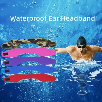 Превръзка от неопрен за защита на ушите Мека Красива натурална и екологично чиста Впитывающая пот Аксесоари за плуване Превръзка от неопрен за спорт