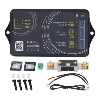 Кулонометр напрежение, ток, монитор на заряд на батерията 400A Bluetooth 0-120 В Аксесоари за микробуса KL140F за откриване електричество