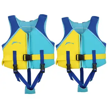 Неопреновая детски яке, лятна детски яке, плаващ жилетка за безопасност за водни спортове, гмуркане плаващи