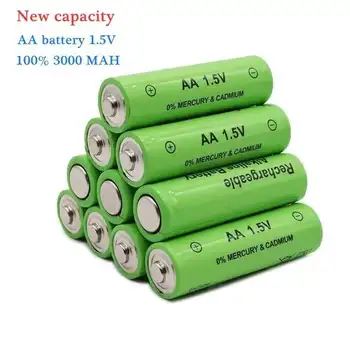 100% оригинална батерия тип АА 3800 mah, NI-MH батерия тип АА от 1,5 часа, мишки, компютри, играчки и така нататък