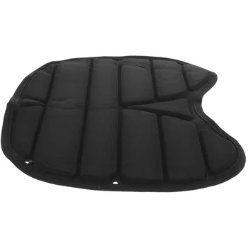 Удобна подплатена възглавница за седалка, каяк, лека подложка за каране на каяк, кану, риболов с лодка (черно), стол от PVC