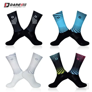 DAREVIE Мъжки Чорапи за Колоездене-Мини на Велосипедни Чорапи Професионални Високоскоростни Въздушни Дишащи Състезателни МТБ Пътни Дамски Чорапи за Колоездене