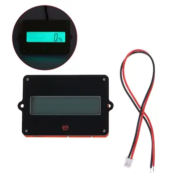 Индикатор тестер от капацитета на батерията За оловно-киселинен на литий LiPo LCD 12V 24V 36V 48V M4YD