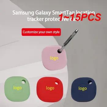 1 ~ 15 бр., преносим защитен калъф Samsung Galaxy SmartTag/Smart Tag Plus, мек силиконов защитен кожен калъф
