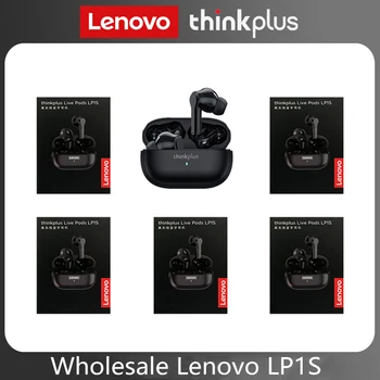 Оригинални Lenovo Thinkplus LP1S на Едро, Безжични слушалки TWS, Водоустойчиви Спортни слушалки, слушалки с шумопотискане