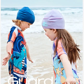 Еластична силиконова детска шапка за плуване водоустойчив защита на ушите, Обзавеждане за плуване за момичета и момчета, однотонная шапка за плуване