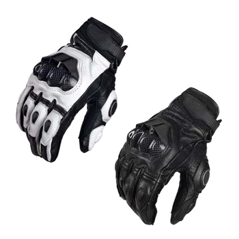 Мотоциклетни ръкавици 094D Дишащи Ръкавици с пълни пръстите си За спорт На открито Защитни Ръкавици