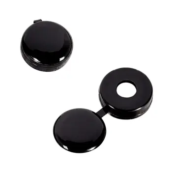 майната-надолу капачката, за миене на чаши, флип-надолу капачката черен цвят (опаковка от 50 броя)