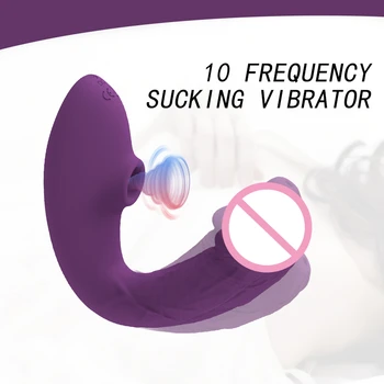 Нов която симулира 10-честотен смучене вибратор жена с втора приливна вложка мастурбатор секс-играчки за възрастни