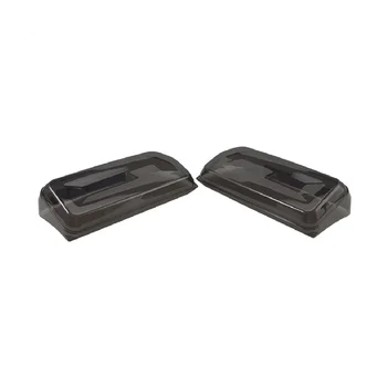 Автомобилна Закопченная черен капак заден стоп Защита на задната фенер Защитно покритие Рамка на Панела отвън за Ford Bronco 2021-2023