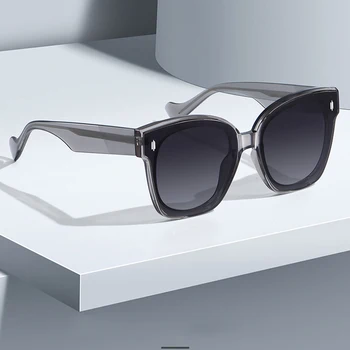 Нови модни слънчеви очила в ретро стил, дамски поляризирани слънчеви очила, мъжки класически очила в рамки, Дизайнерски очила за момичета с антирефлексно покритие UV400