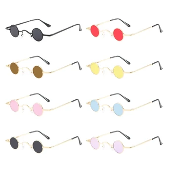 Кръгли очила Q1FA в ретро стил за жени, за плажни партита, за украса на ЛИЦЕТО с няколко стъкла
