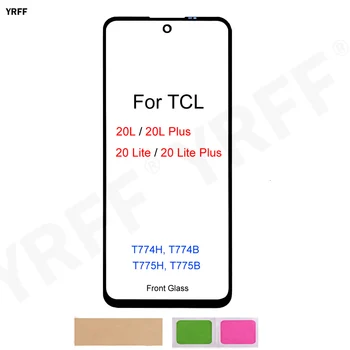 За TCL 20L Plus T774 T775 тъчпад на екрана, за да TCL 20 Lite Plus Преден стъклен панел на екрана (без дисплей) Подмяна на телефона