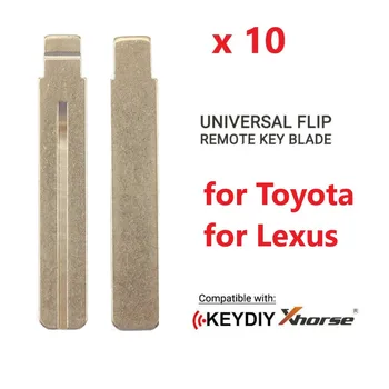 10шт 165 # KD Keyless Key Блейд За Аварийно Дистанционно Нож за KD KEYDIY VVDI XHORSE Smart Remote за Toyota, Lexus