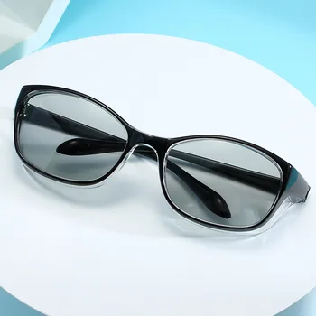 Светочувствительные което променя цвета ветроупорен слънчеви очила Поляризирани очила в кръгла рамка