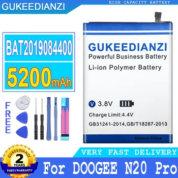 5200 mah GUKEEDIANZI Батерия BAT201908T4400 За Мобилен телефон DOOGEE N20Pro N20 Pro Bateria