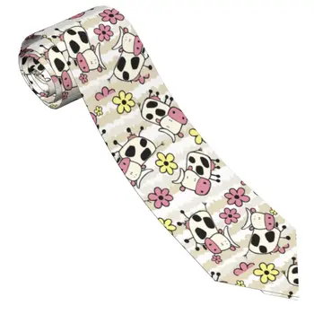 Мъжки вратовръзки от краве коприна, полиестер, 8 см, Тясна вратовръзка с домашен любимец яка за мъже, Ежедневни облекла, Бизнес