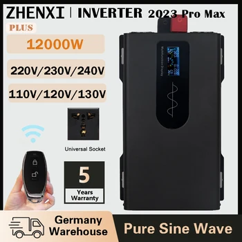 ZHENXI WIFI Контролер 12 10 кВт кВт Чиста Синусоидална Инвертор dc 12 В 24 В 48 До переменному 110 120 220 В Преносим Трансформатор със Зареждането