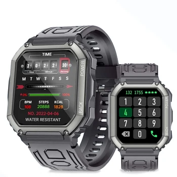 KR06 2023 Новите Смарт часовници Мъжки Директна Доставка и продажба на Едро на Фитнес Тракер, Bluetooth Dial Покана Спортни Умни Часовници за IOS и Android